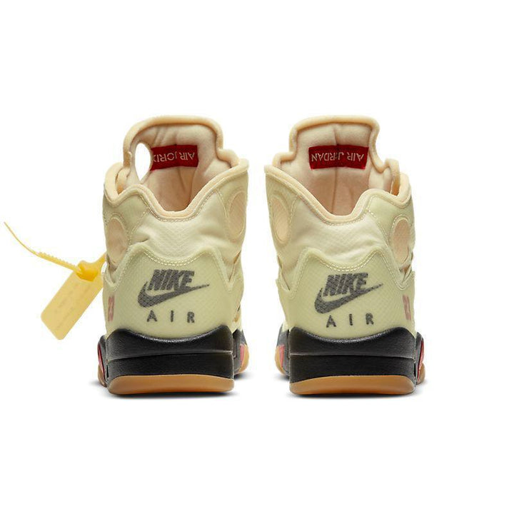 Air Jordan 5 Retro Sail Virgil Abloh Tan