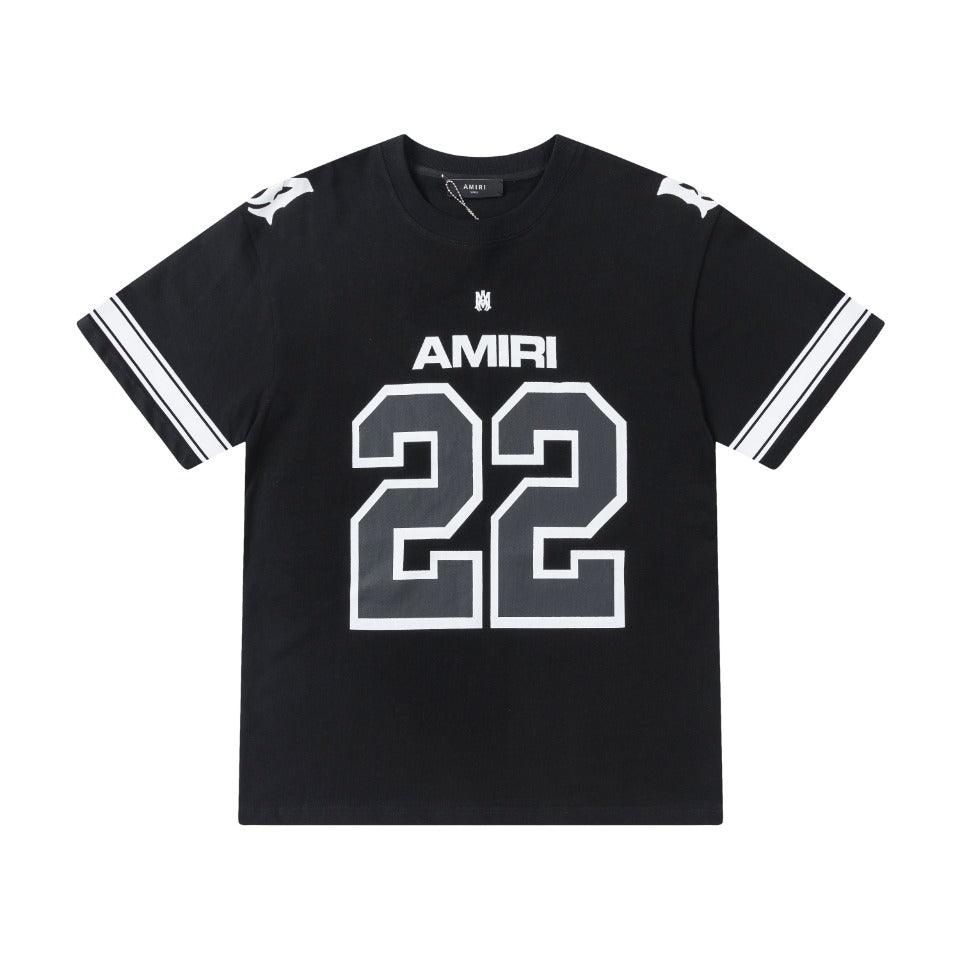 Amiri 22 Black T-Shirt Without Collar