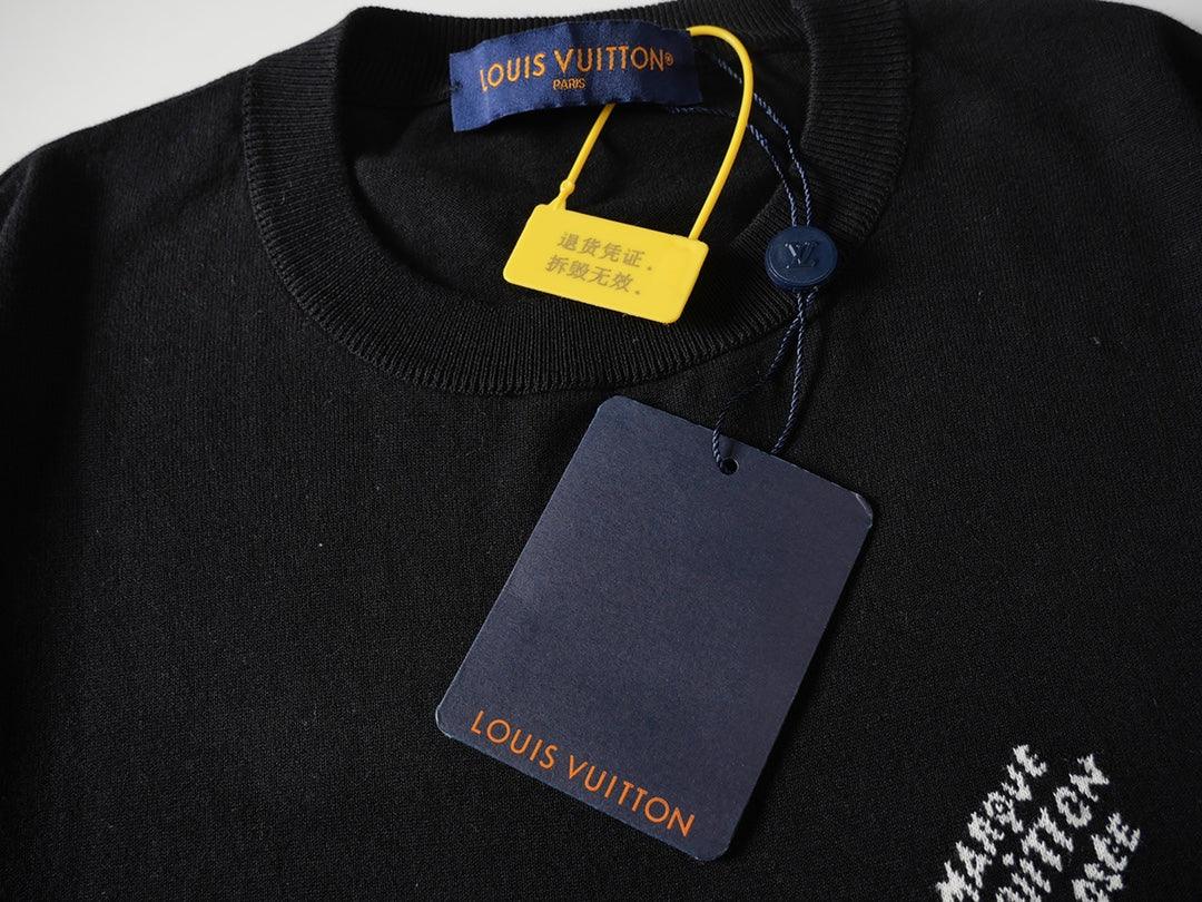 Louis Vuitton T-Shirt Without Collar 'Black'