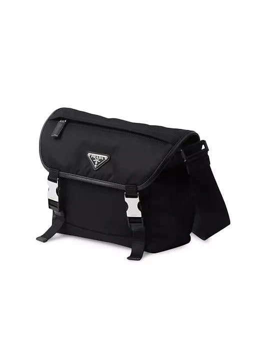 Prada Re-Nylon and Saffiano Leather Shoulder Bag