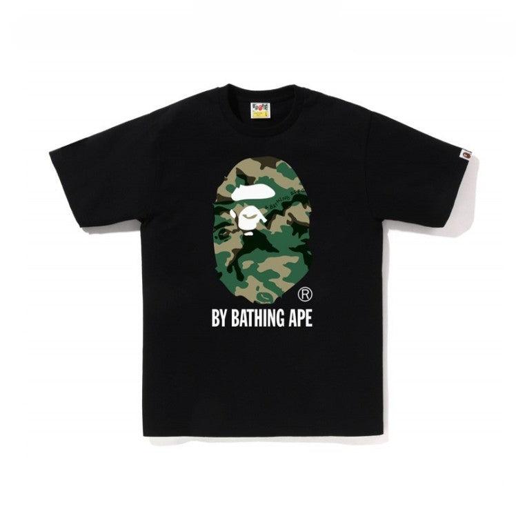 Bathing Ape Black T-Shirt without Collar