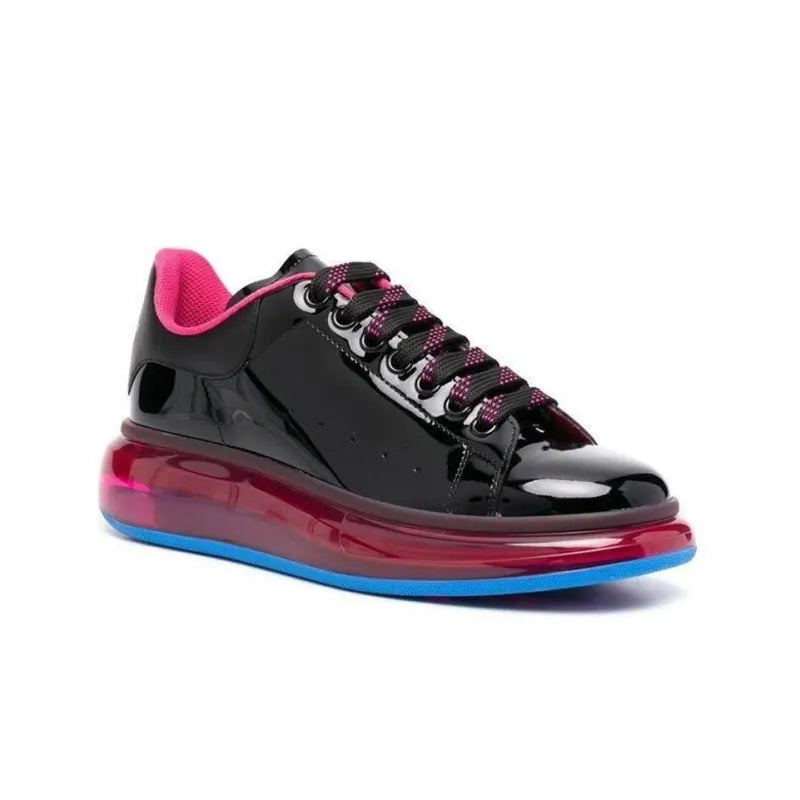 Alexander McQueen Oversized Sneaker 'Transparent Sole - Black Pink