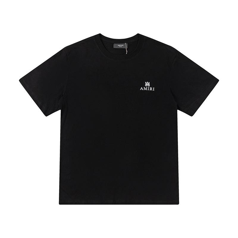 Amiri Black T-Shirt Without Collar