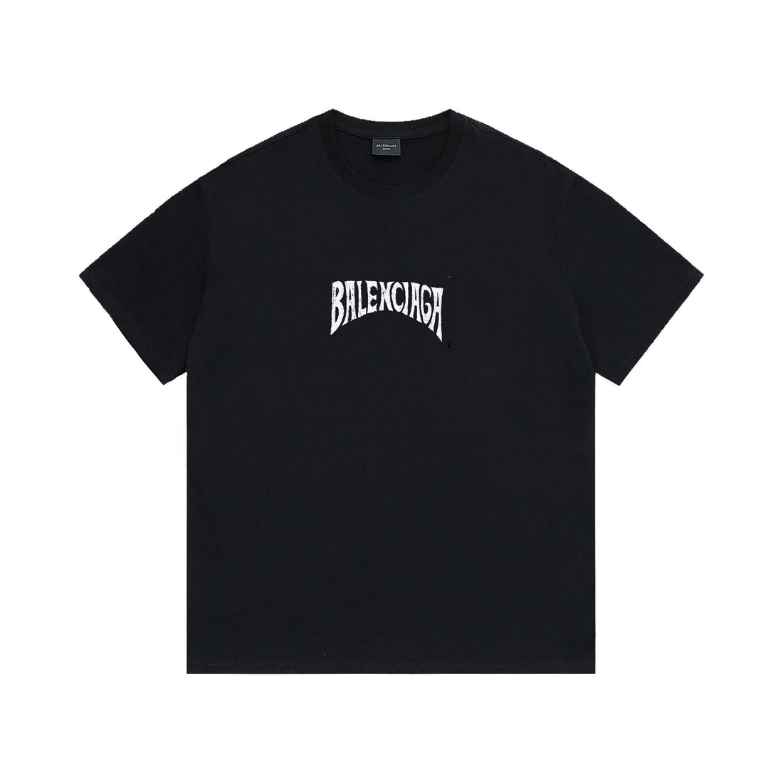 Balenciaga Black T-Shirt Without Collar