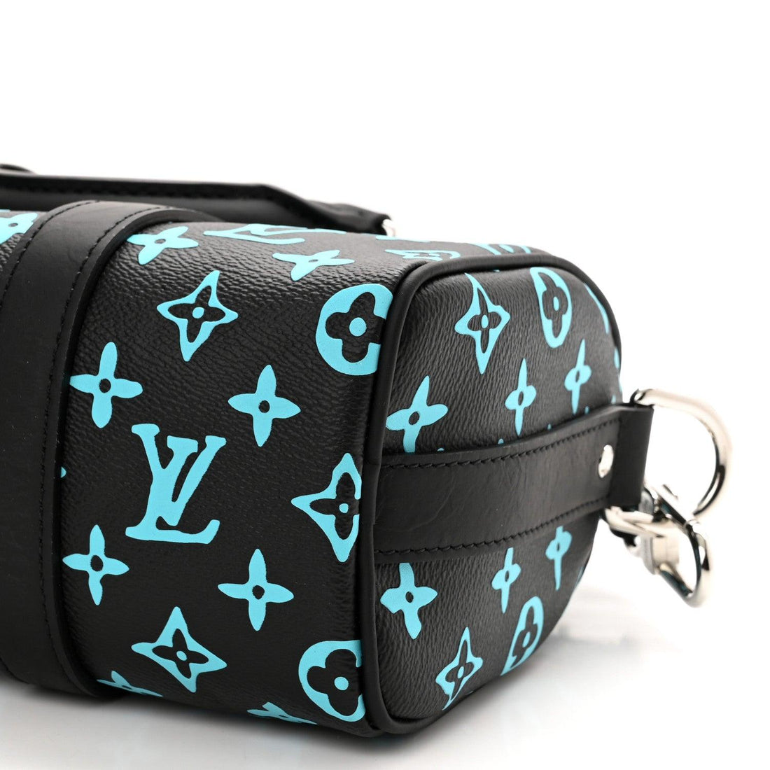 Louis Vuitton Monogram Playground Keepall Bandouliere 25 Black