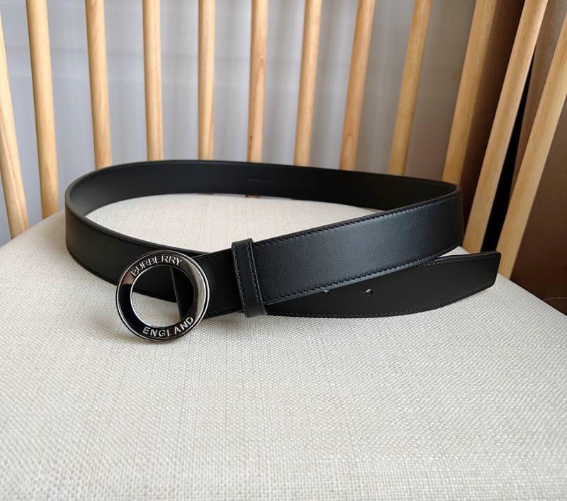 Burberry Leather Vintage Belt 'Black'