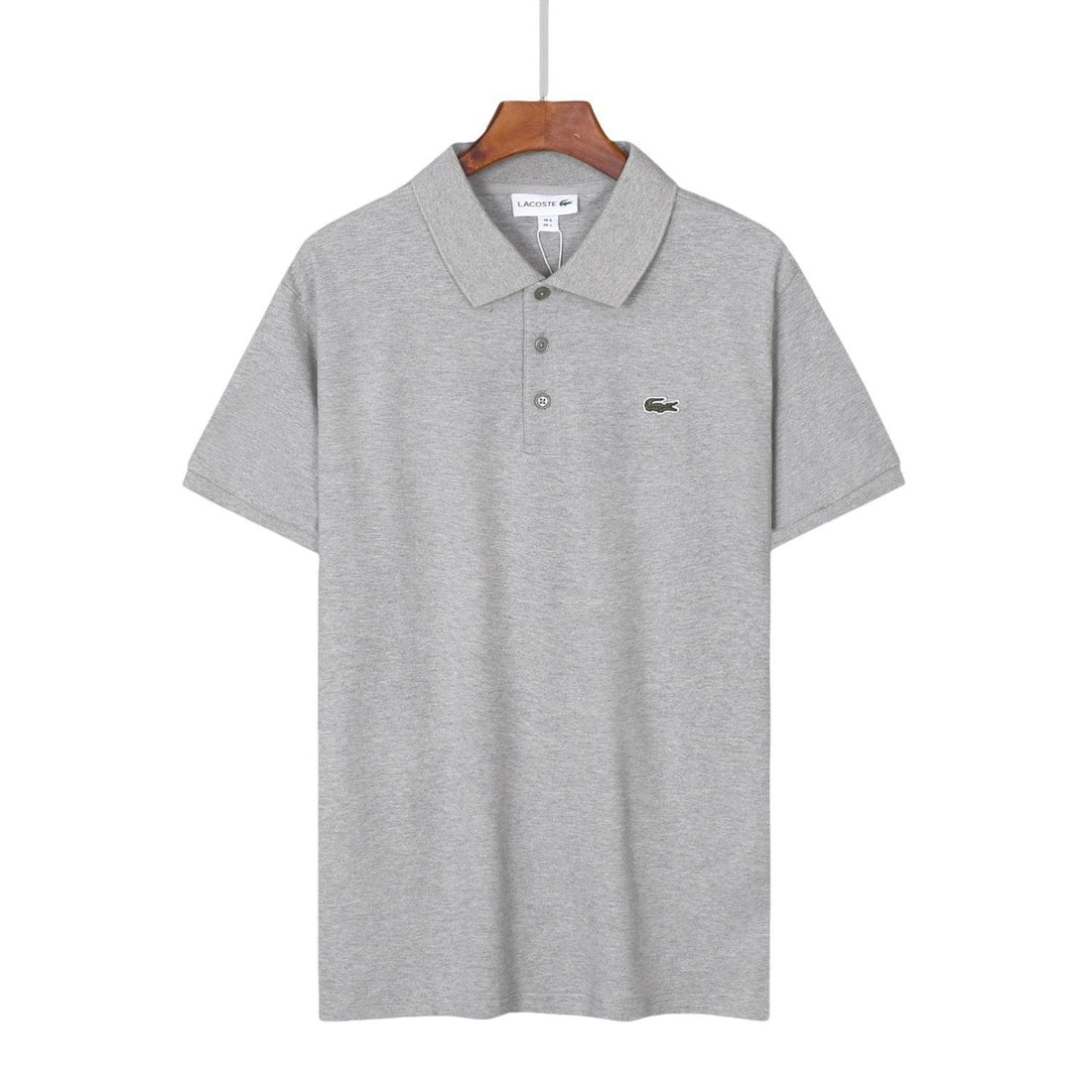 Lacoste Grey T-Shirt with Collar