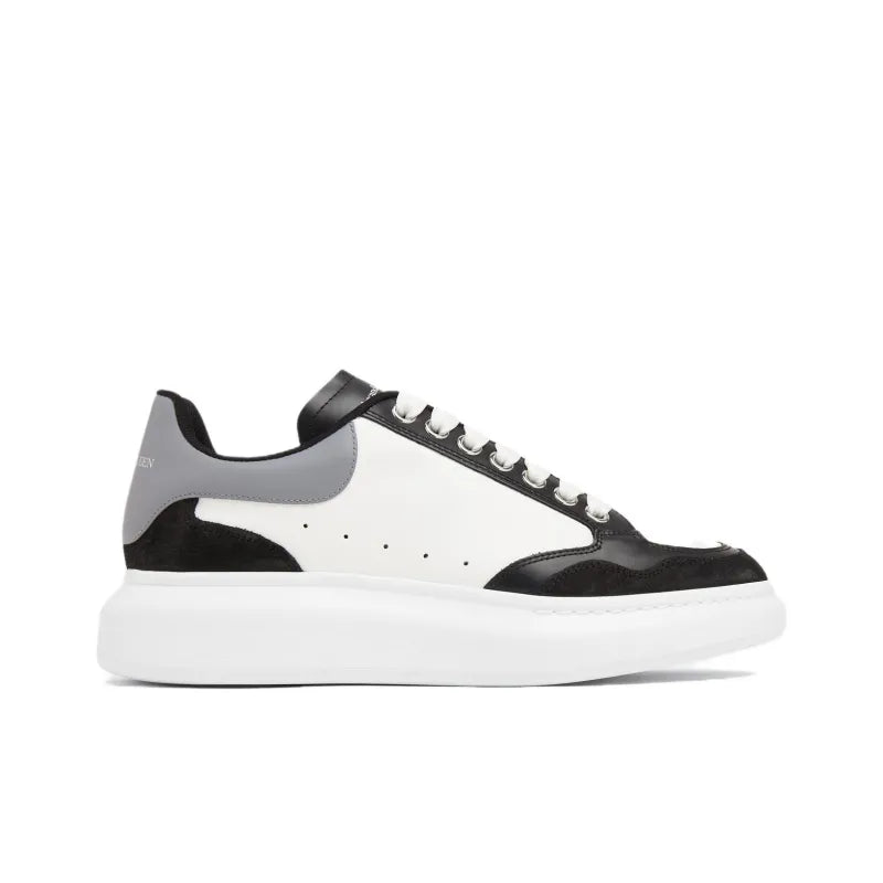 Alexander McQueen Colour-Block Low-Top Sneakers 'White Grey Black'