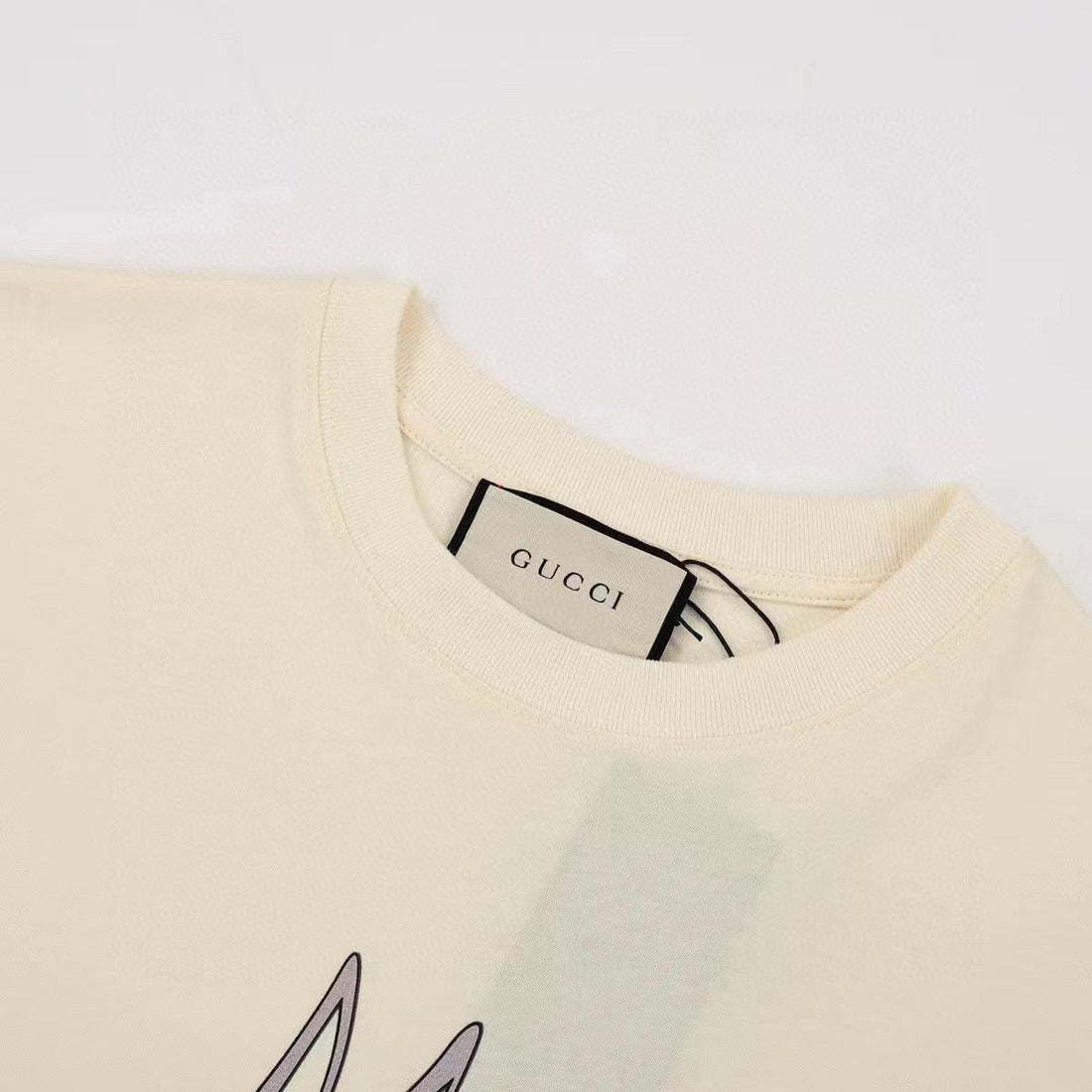 Gucci T-Shirt Without Collar 'Beige'