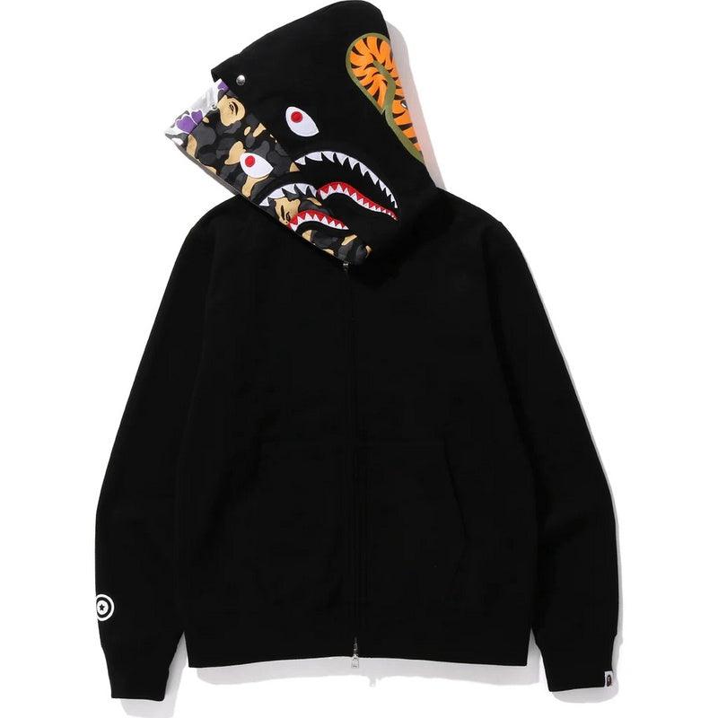 BAPE ABC CAMO SHARK WIDE FIT FULL ZIP DOUBLE A Bathing Ape - BLACK