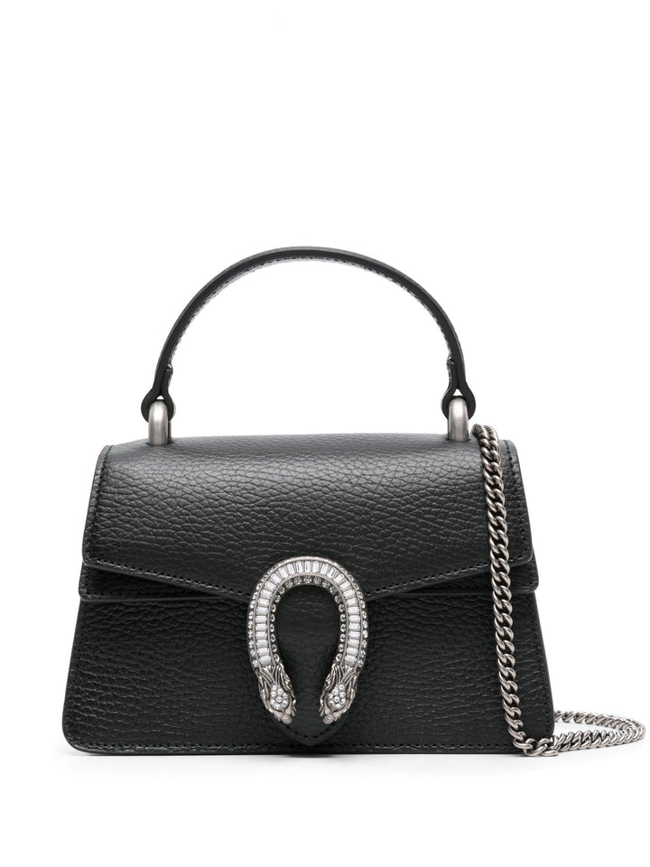 GUCCI Dionysus mini embellished textured-leather tote