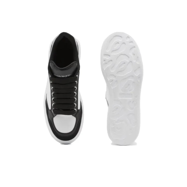 Alexander McQueen Colour-Block Low-Top Sneakers 'White Grey Black'