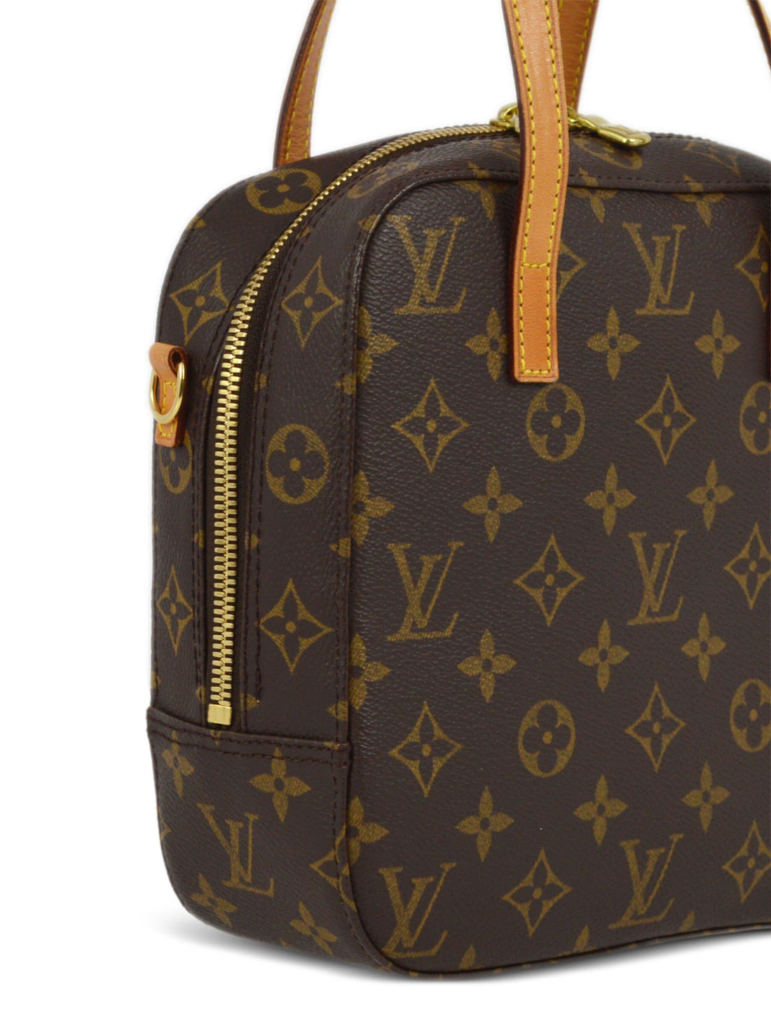 Louis Vuitton Spontini Shoulder Bag Monogram Brown