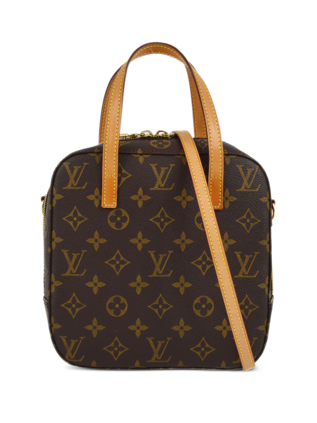 Louis Vuitton Spontini Shoulder Bag Monogram Brown