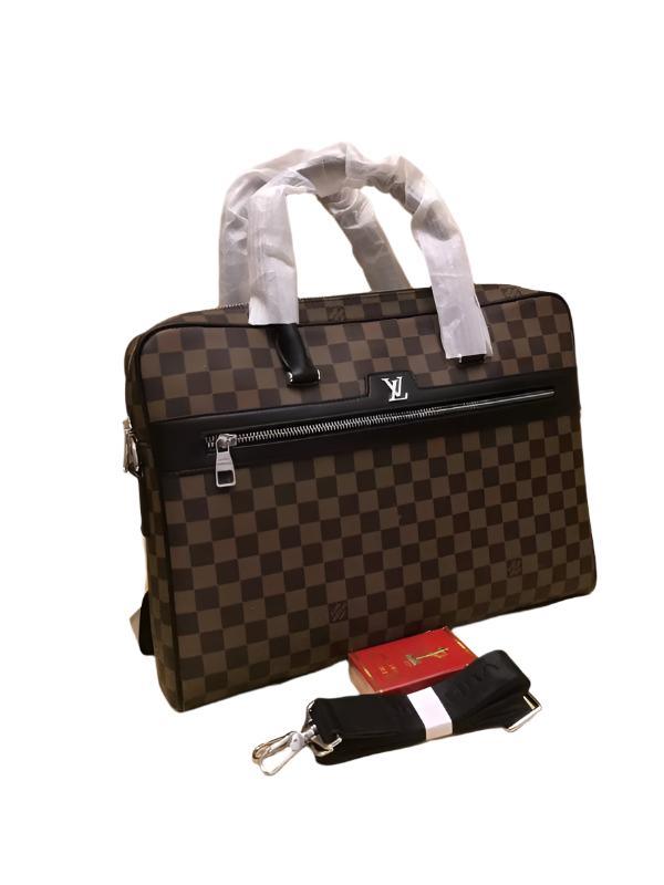 Louis Vuitton Brown Monogram Giant Empreinte Leather Onthego MM Men Bag