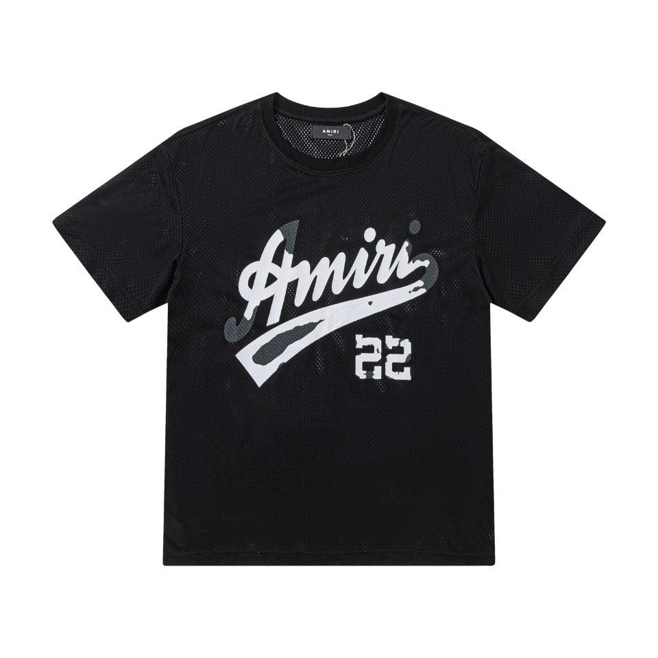 Amiri 22 Black T-Shirt Without Collar