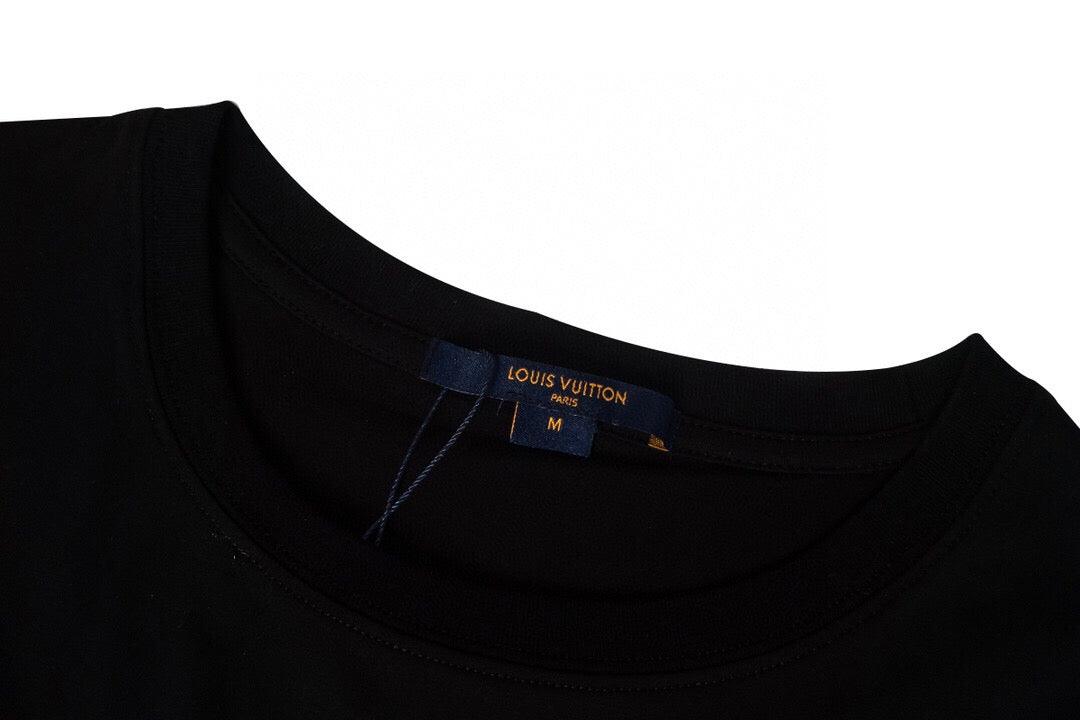 Louis Vuitton T-Shirt Without Collar 'Black'