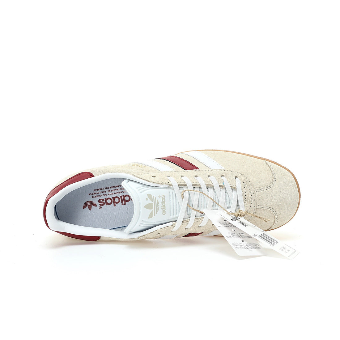 Adidas Originals Gazelle Indoor 'Aluminum Collegiate Burgundy'