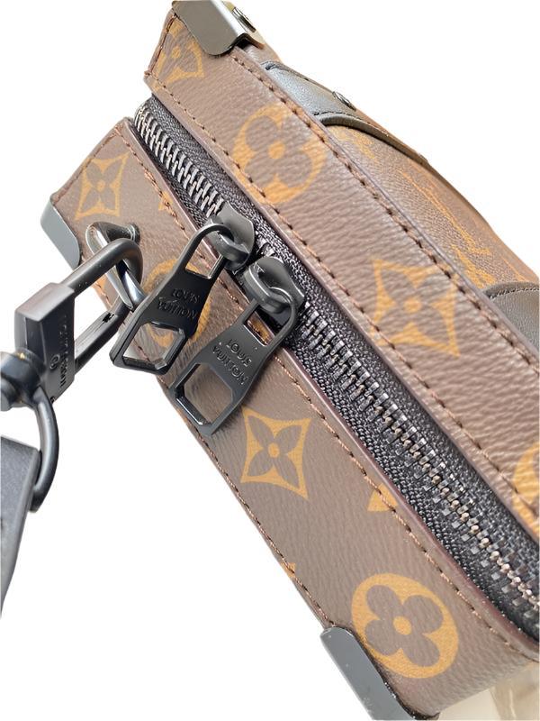 Louis Vuitton Handle Soft Trunk Bag Macassar Monogram Canvas