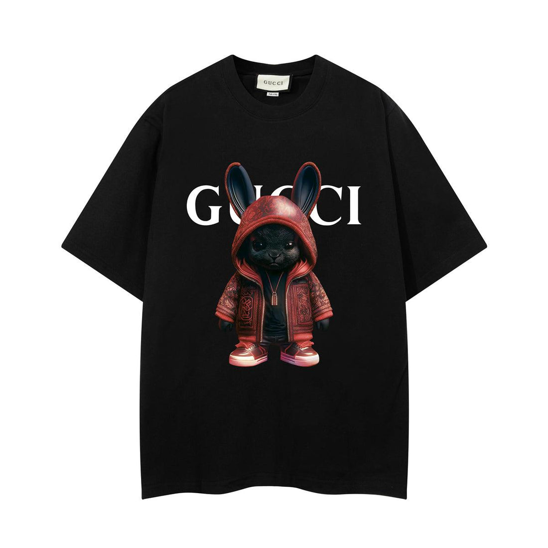 Gucci T-Shirt Without Collar 'Black'