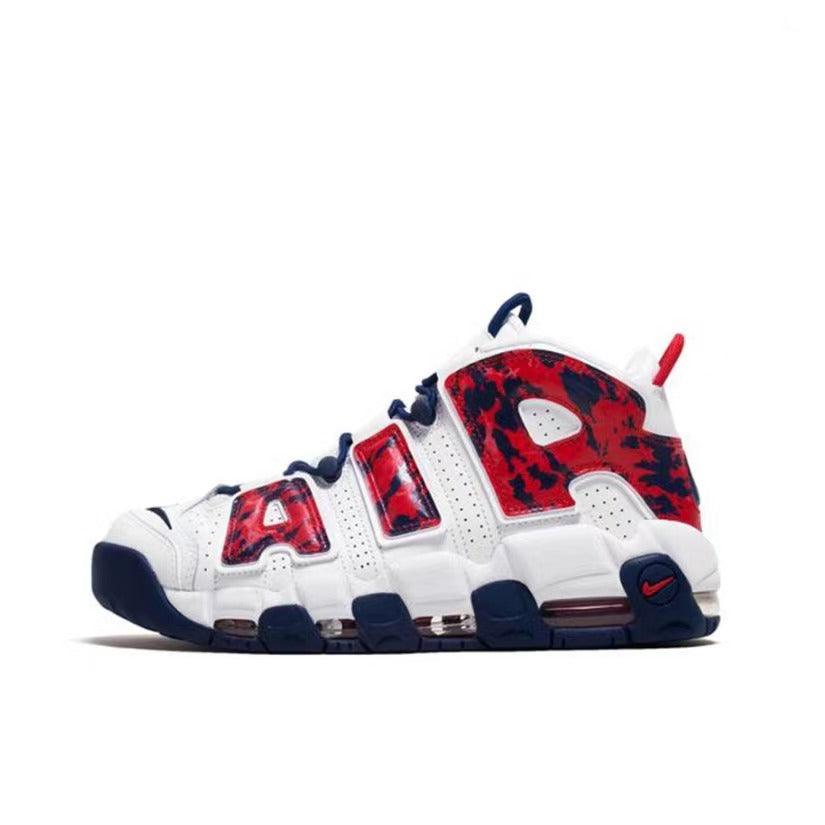 Nike Air More Uptempo 'Red Navy Camo'