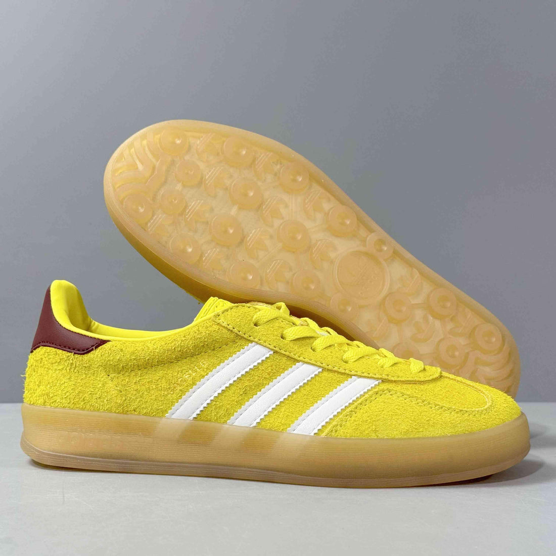 Adidas Originals Gazelle Indoor 'Bright Yellow Burgundy'