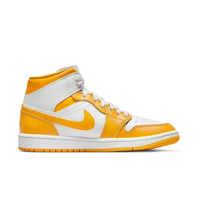 Air Jordan 1 Mid White Yellow