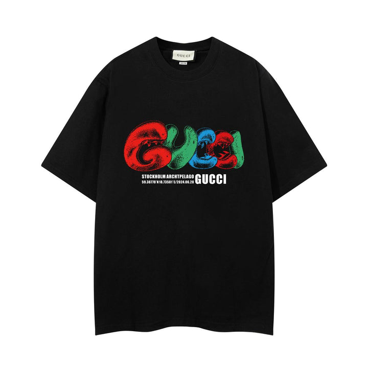 Gucci T-Shirt Without Collar 'Black'