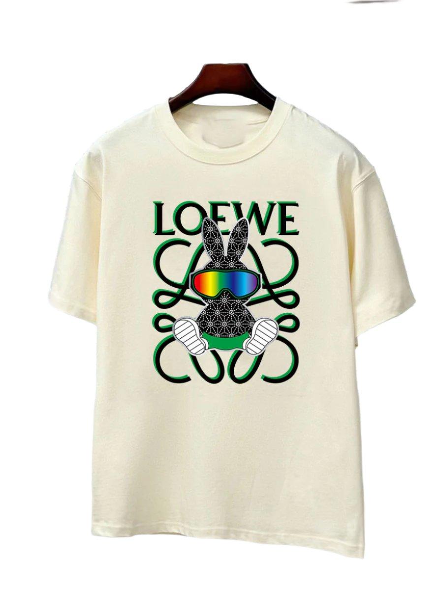 Loewe T-Shirt Without Collar 'Beige'