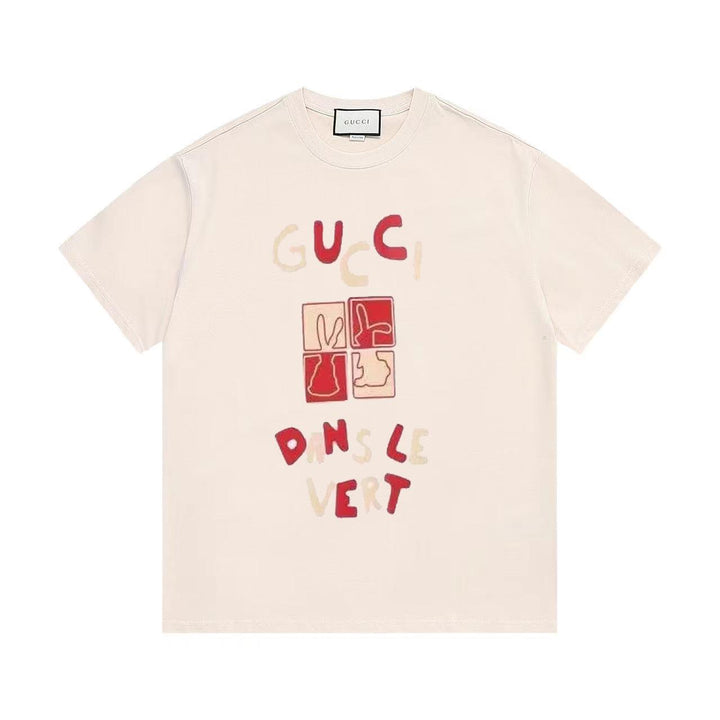 Gucci T-Shirt Without Collar 'Beige'