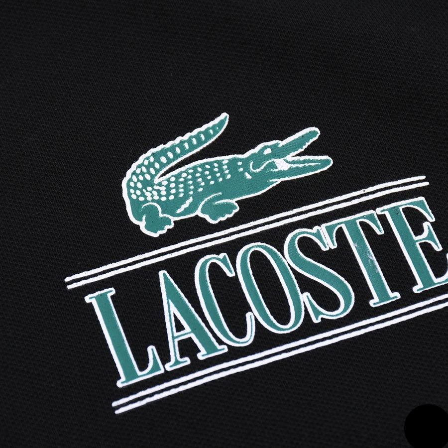 Lacoste Black T-shirt With Collar