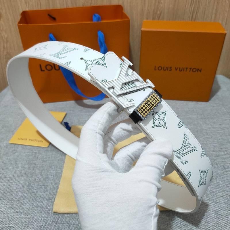 Louis Vuitton Reversible Belt 'White'