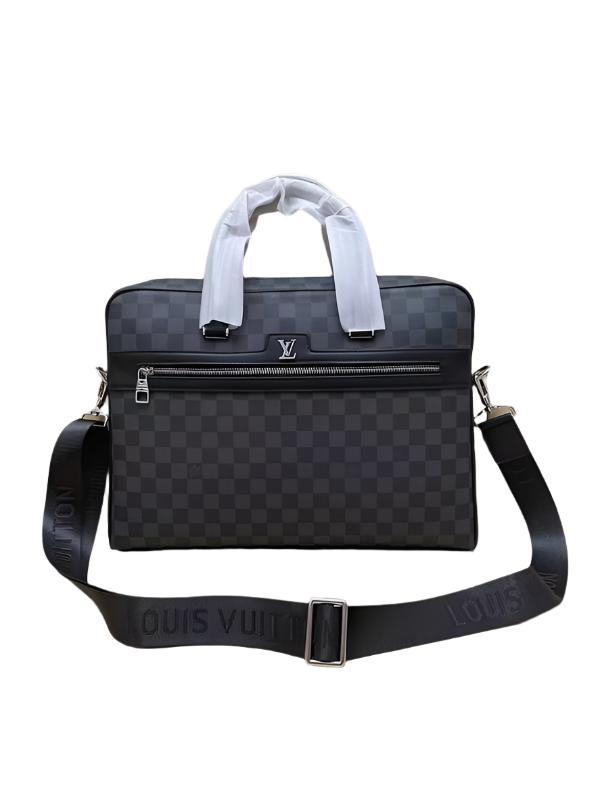 Louis Vuitton Grey Monogram Giant Empreinte Leather Onthego MM Men Bag