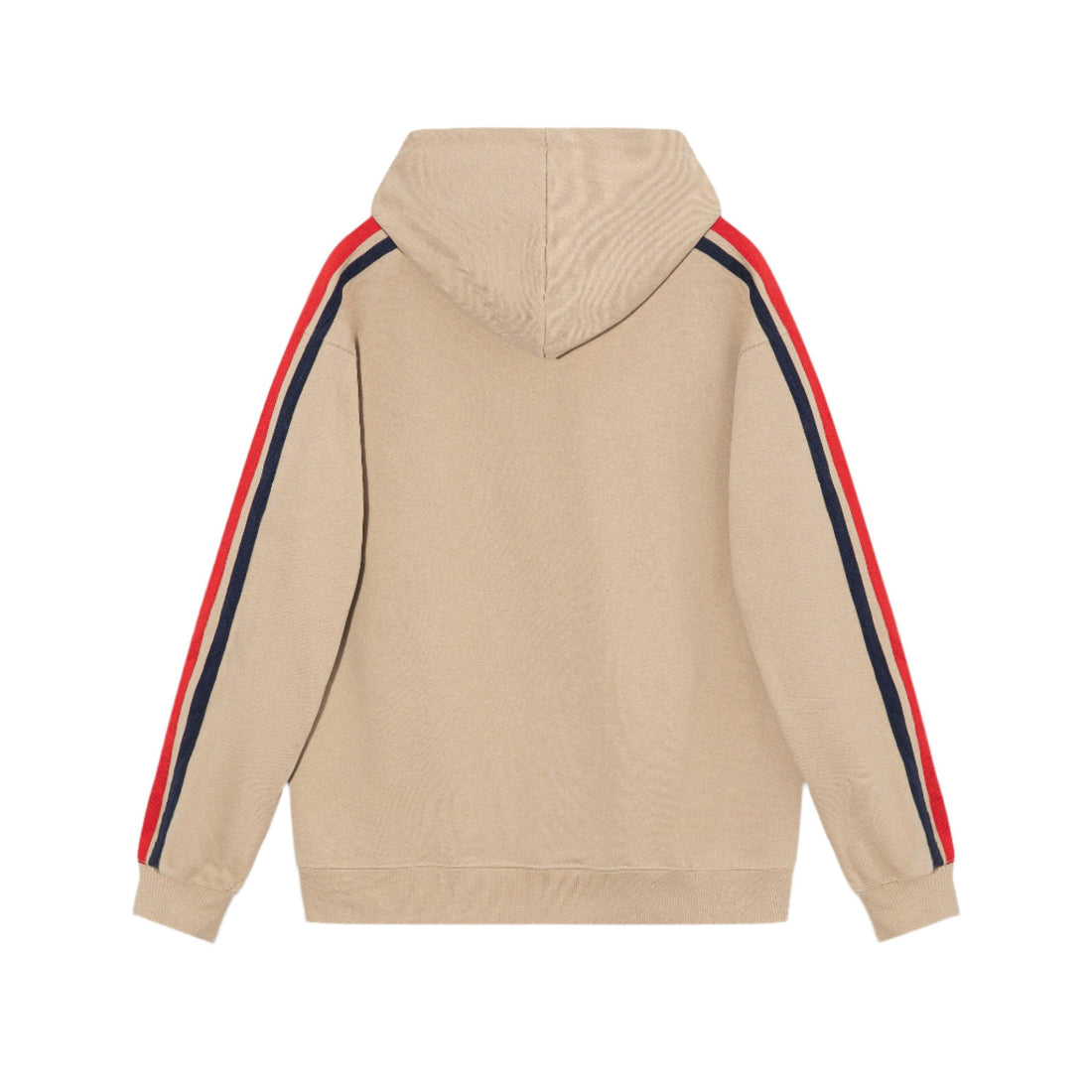 GUCCI Stripe-detail Gg Hoodie In Paste