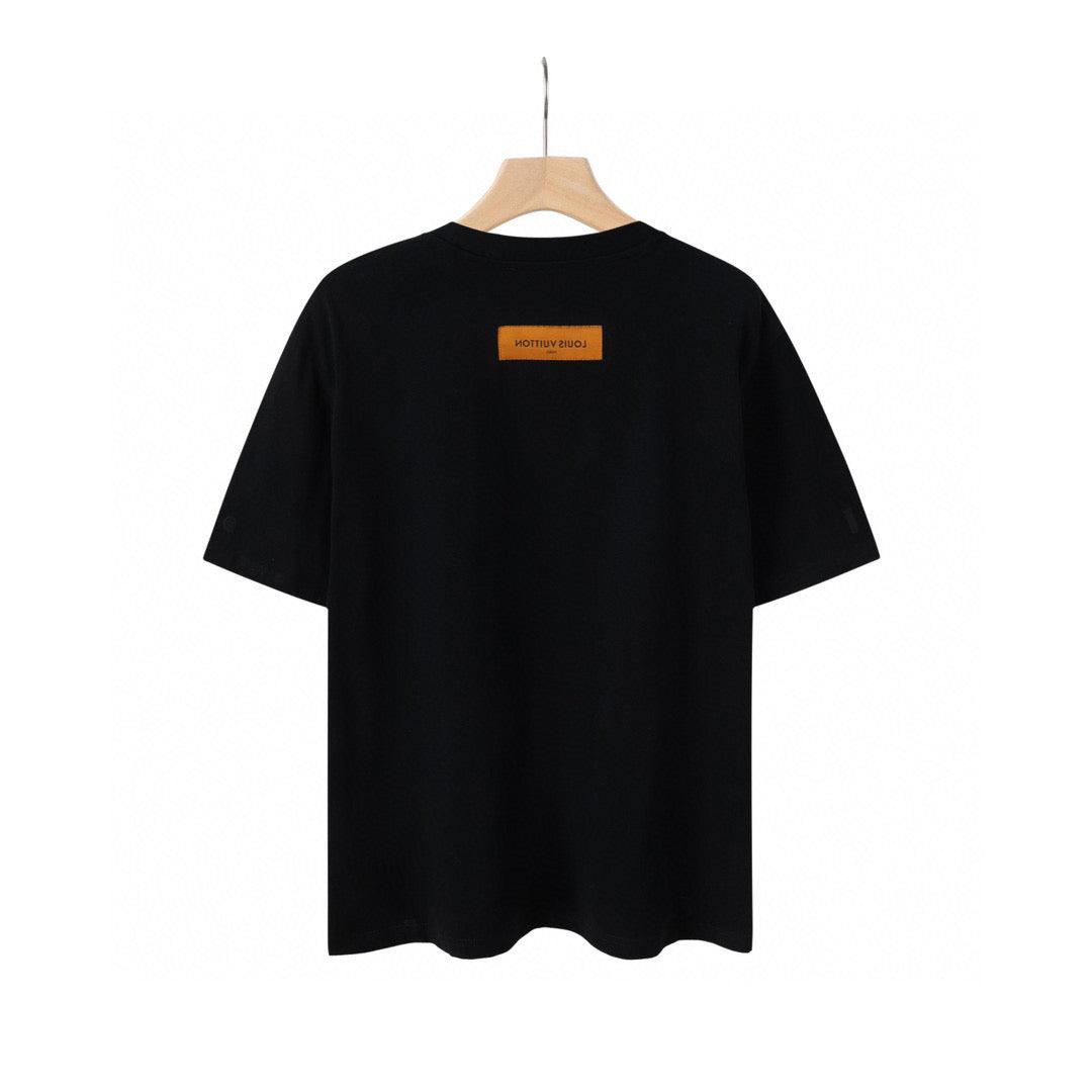 Louis Vuitton T-Shirt Without Collar 'Black'