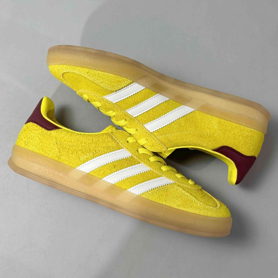 Adidas Originals Gazelle Indoor 'Bright Yellow Burgundy'