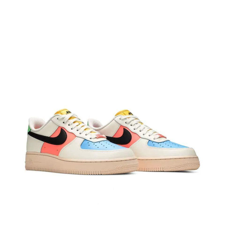 Nike Air Force 1 'Sail White Mango Orange Blue'