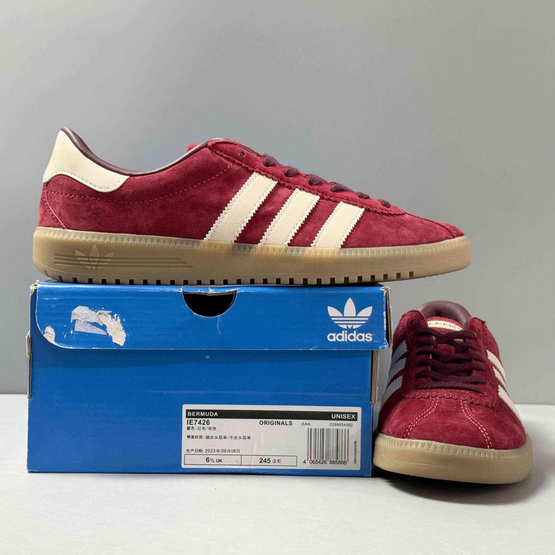 Adidas Originals Bermuda 'Collegiate Burgundy'