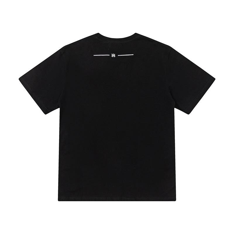 Amiri Black T-Shirt Without Collar