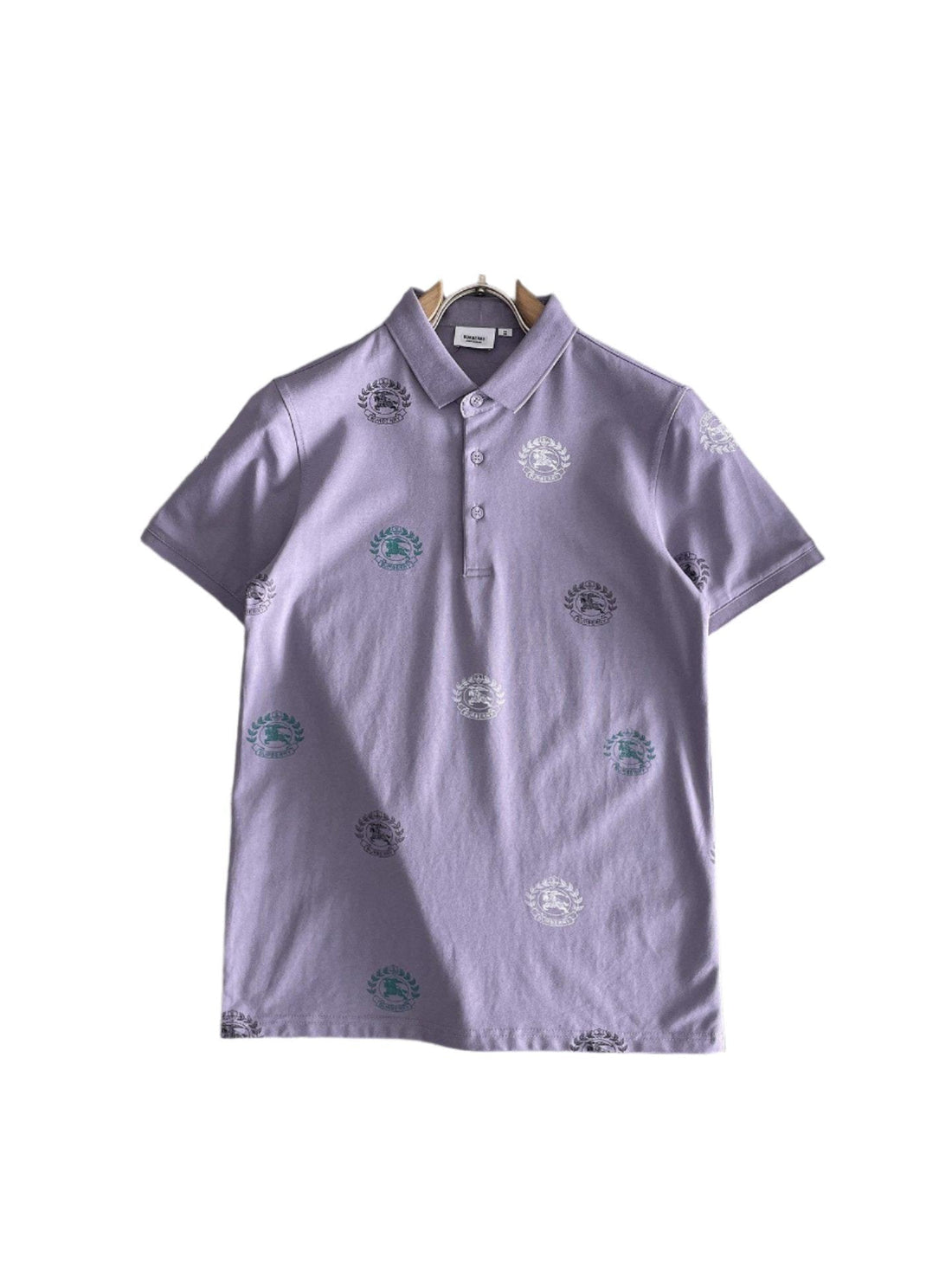 Burberry Light Purple T-Shirt With Collar