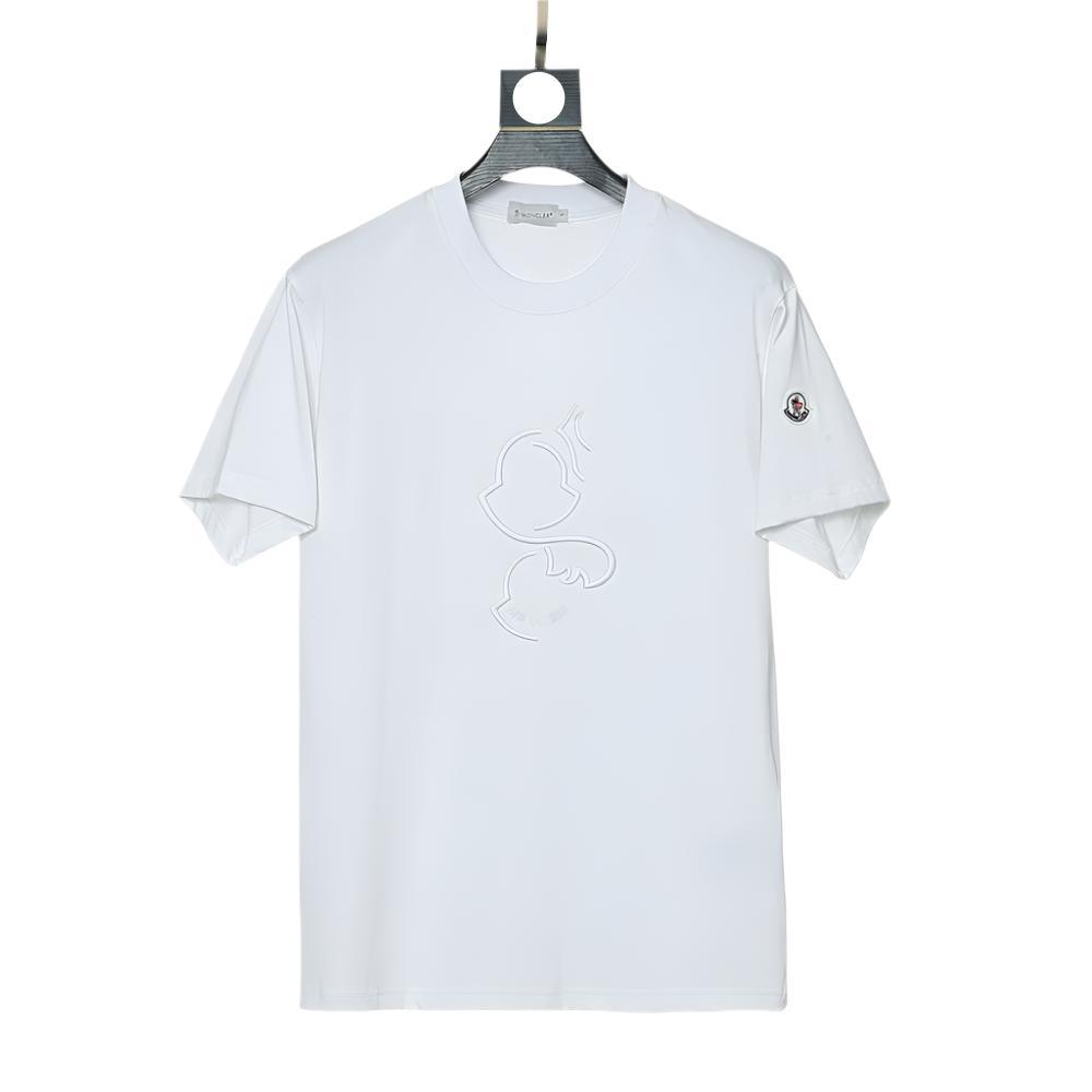 Moncler T-Shirt Without Collar 'White'