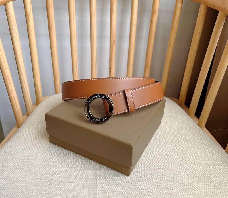 Burberry Leather Vintage Belt 'Brown'