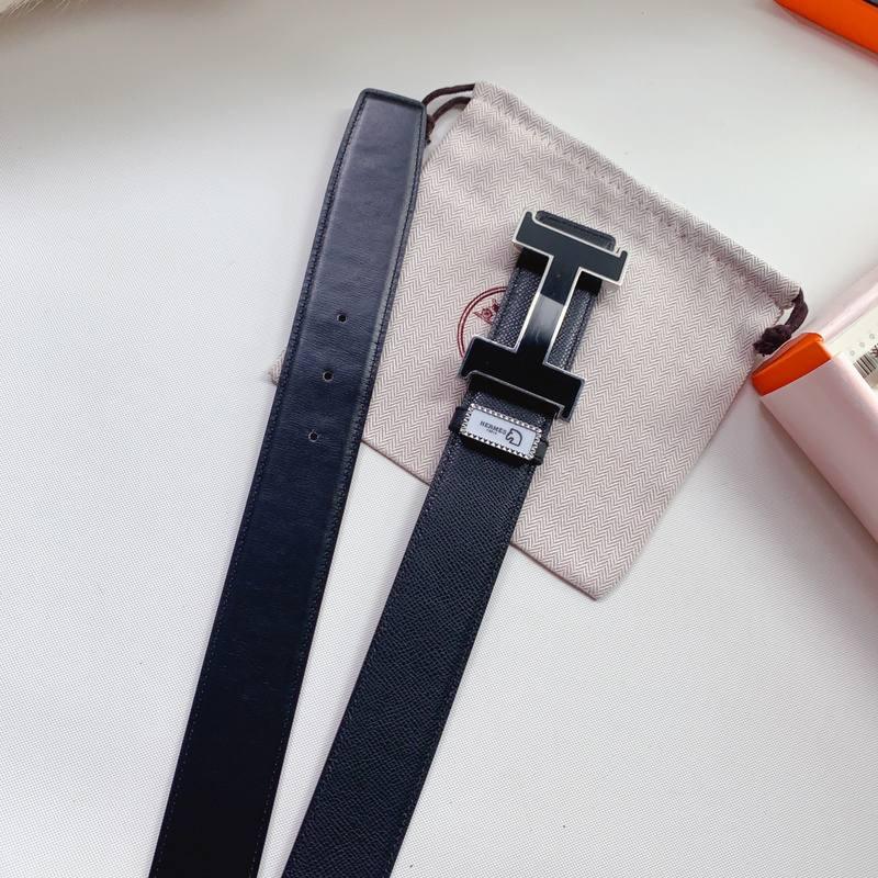 Hermes Men Black Buckle Belt 'Black'