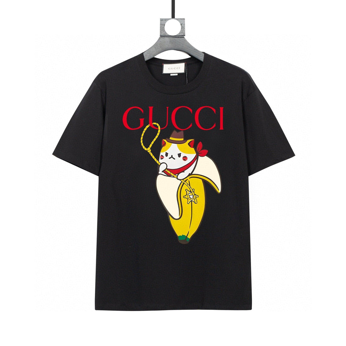 Gucci Banana Cat T-Shirt Without Collar 'Black'