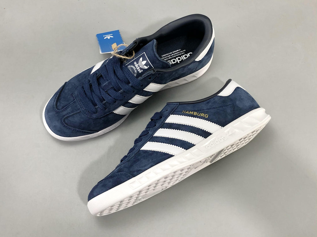 Adidas Originals Hamburg 'Dark Blue White'