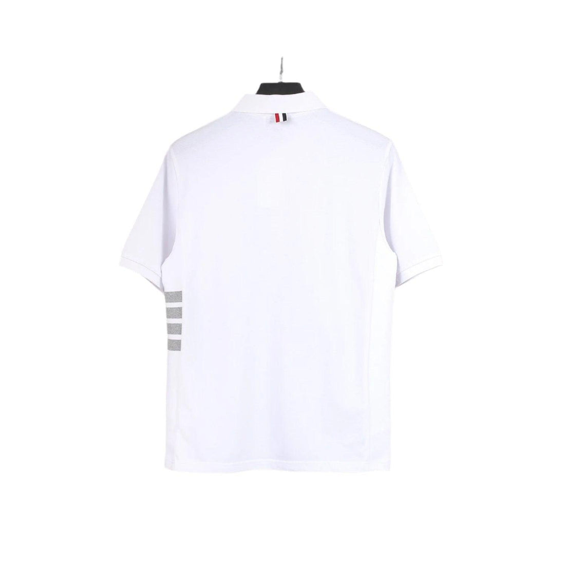 Thom Browne White T-Shirt with Collar