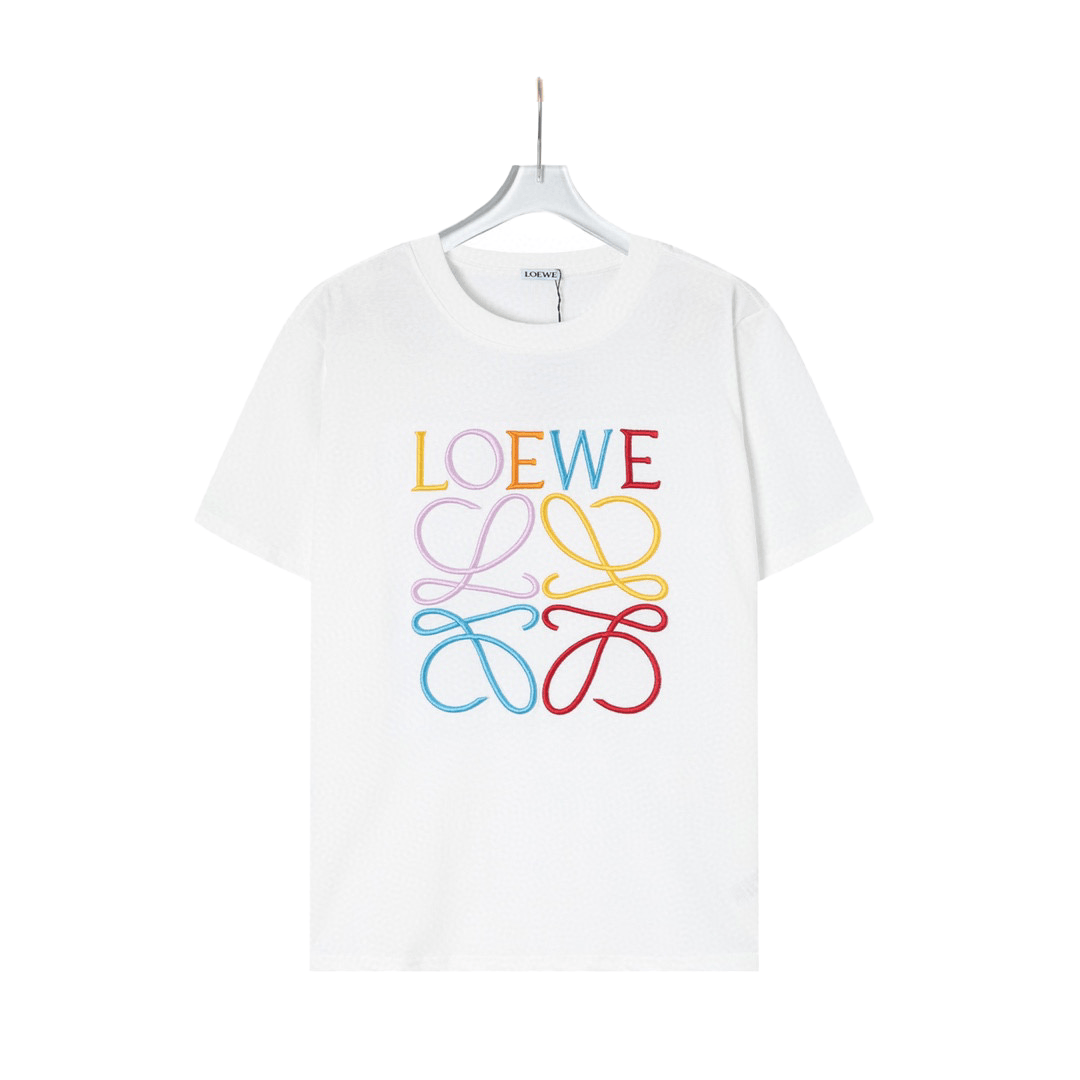 Loewe T-Shirt Without Collar 'White'