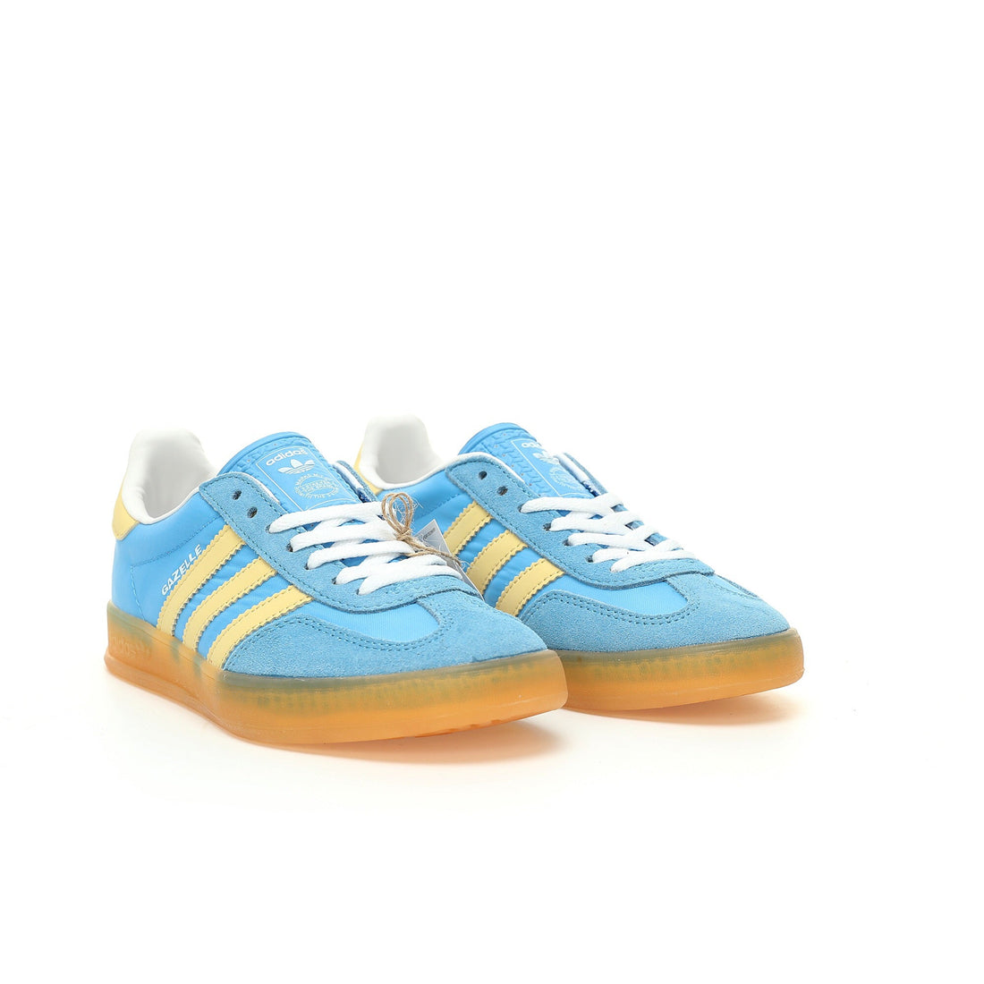 Adidas Gazelle Indoor Semi Blue Burst Almost Yellow