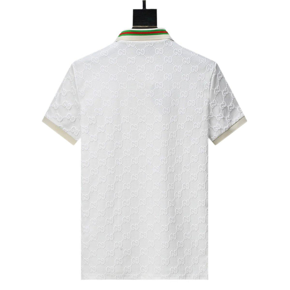 Gucci White T-shirt with a collar