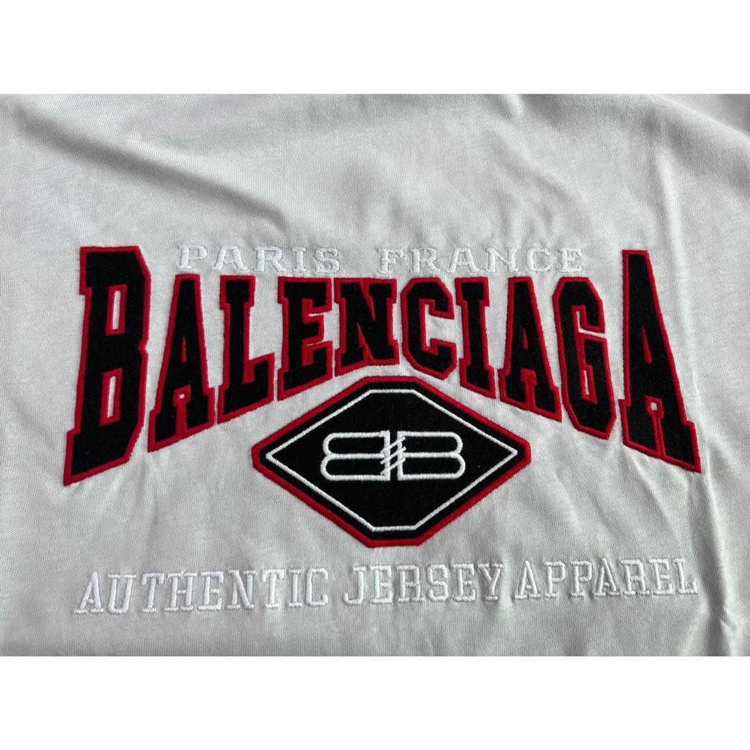 Balenciaga Cream T-Shirt Without Collar